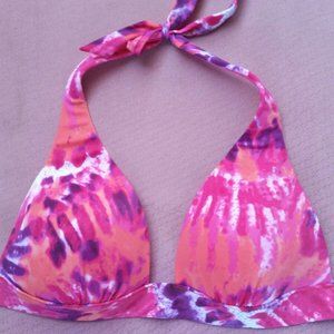 New VS Push Up halter tie dye bikini top